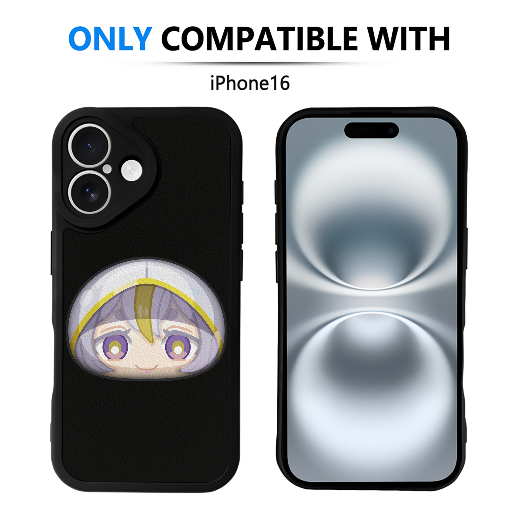（画像用） 妖怪ウォッチ Yo-kai Watch 【iPhone 16シリーズ対応】シリコンスマホケース（レザー調） 材質：シリコン
